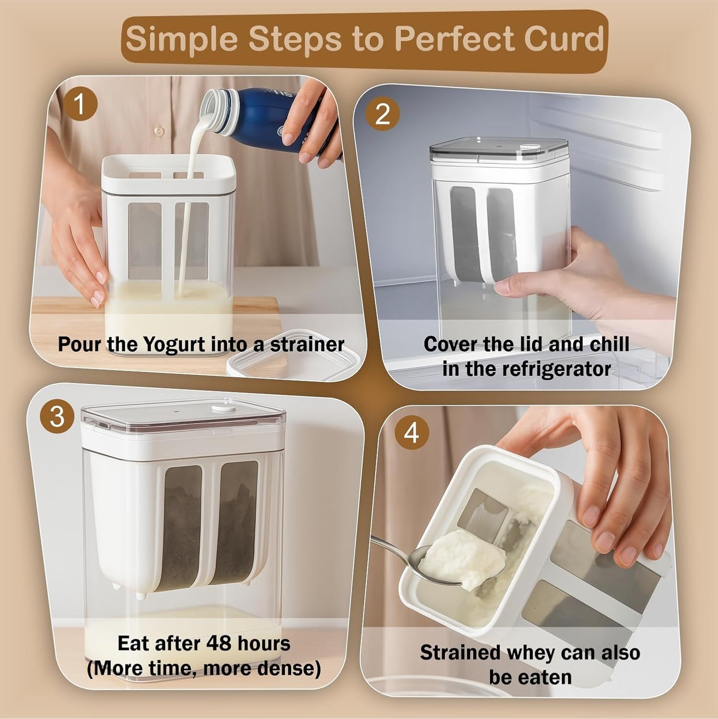 Yogurt Maker Yogurt Filter Strainer Curd Strainer